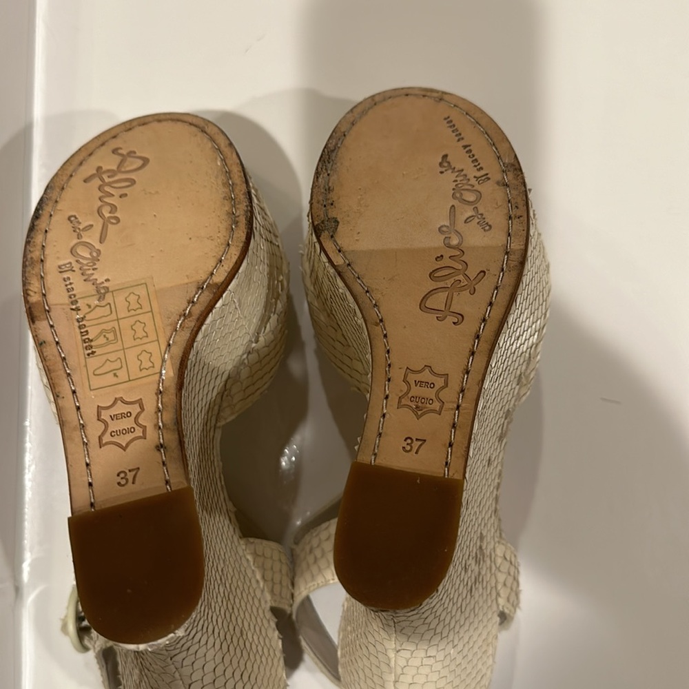 Off-White Python Playform High Heels. Alice And O… - image 3